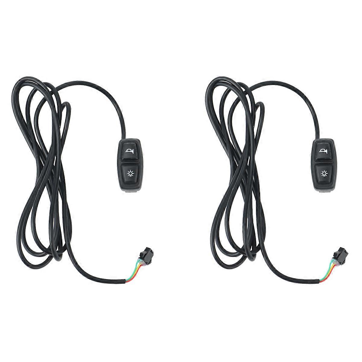 Ebike Light and Horn Switch Can Control Headlight Rear Lamp on/OFF Electric Bicycle Parts