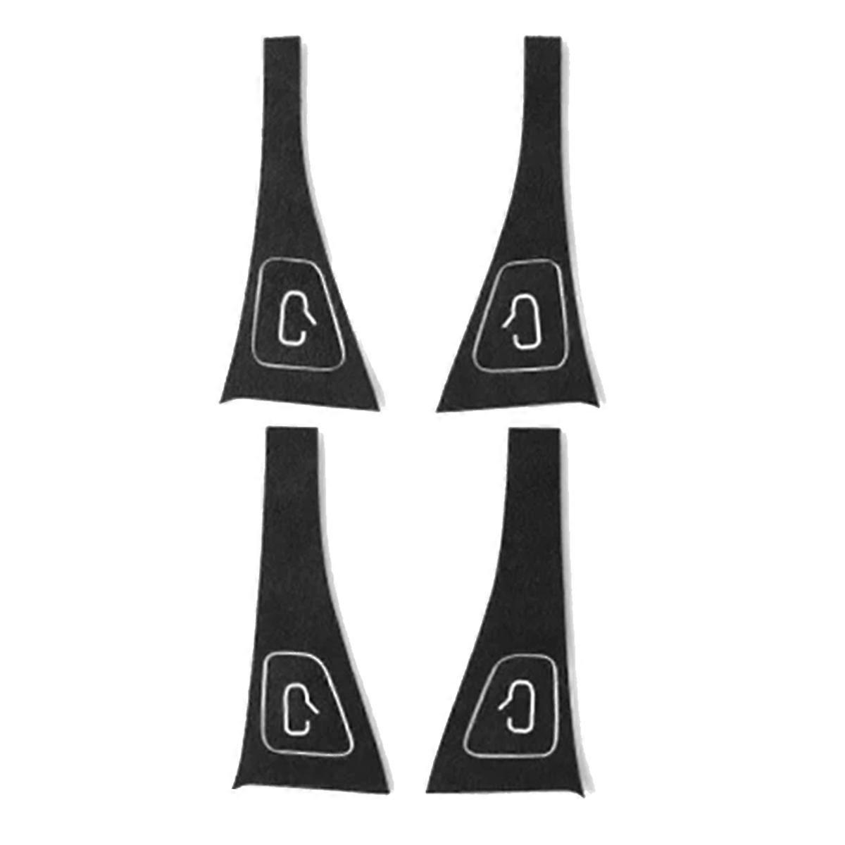 For Tesla Model 3/Y 2018-2023 Window Switch Button Sticker, Black