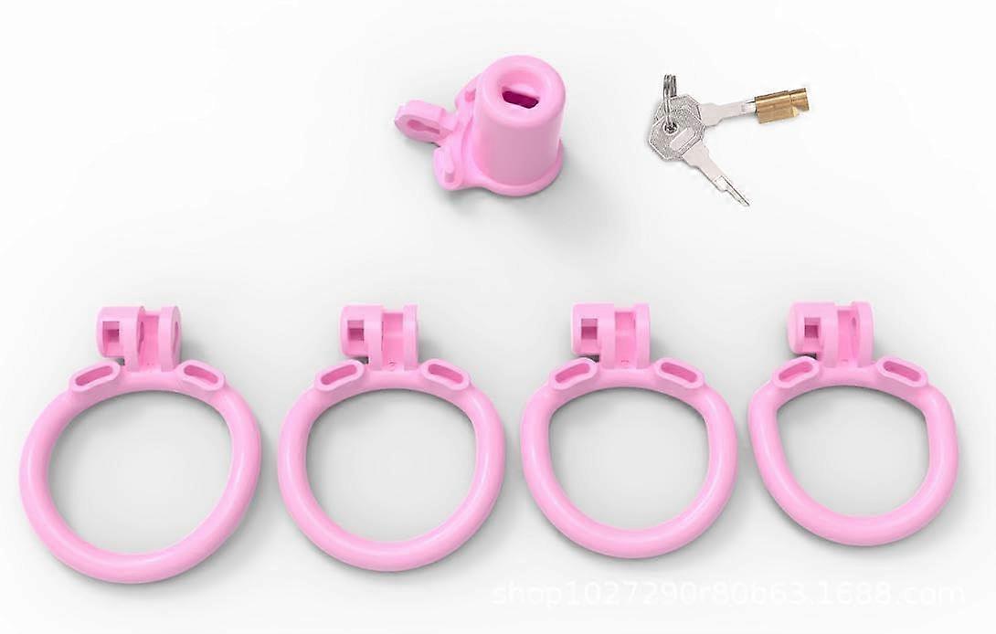 Men Chastity Cage Mini Resin Model B50 Long Locking Erection Abstinence Control