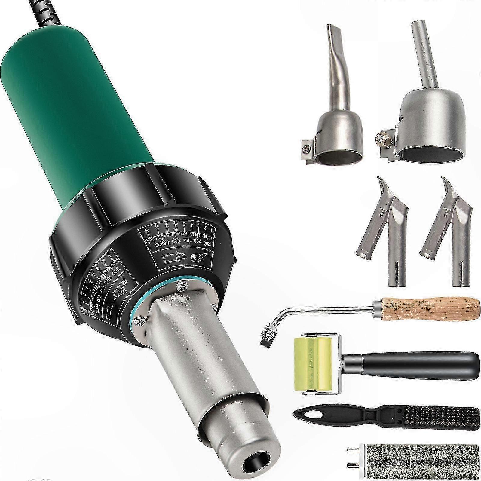 1600W Heat Gun for PVC Plastic Welding with Hot Air Function