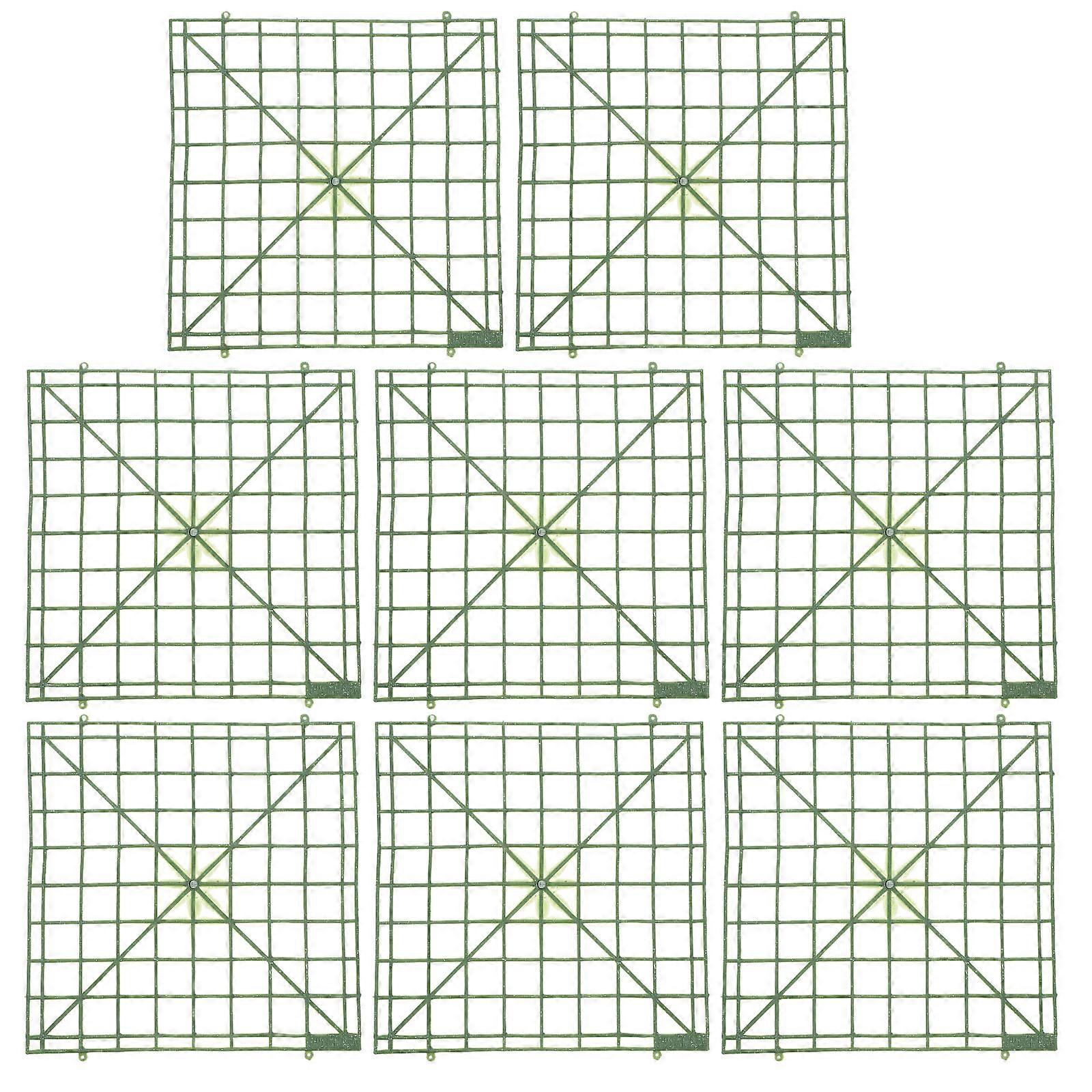 Flower Plastic Frames Flower Arrangement Holder 8Pcs for Decoration