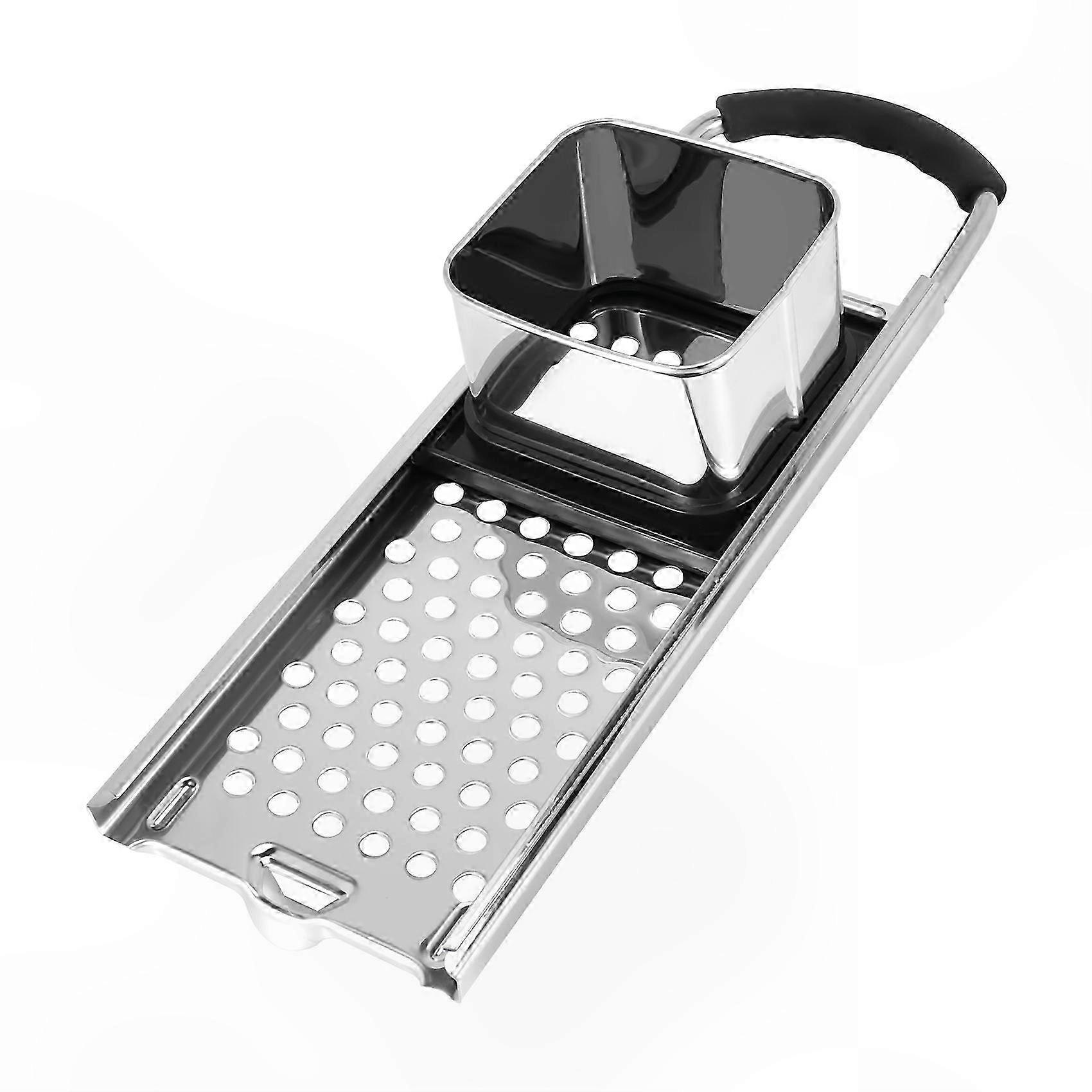 Stainless Steel Dumpling Noodle Press with Soft Grip Handle for Easy Spaetzle Making