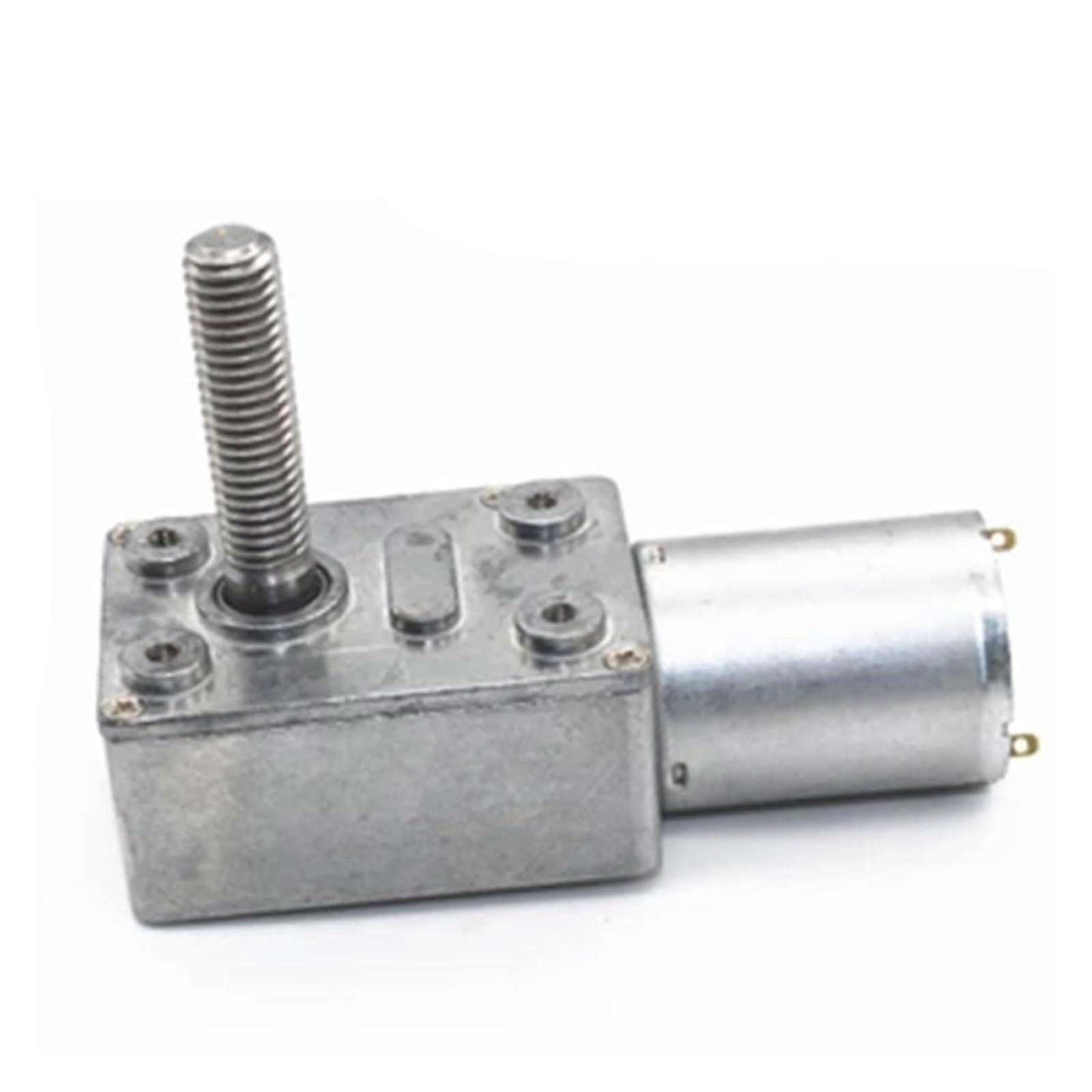 Worm Gear DC Reducer Electronic Starter With M8 Threaded Shaft Reversed CW/CCW SelfLocking 6V 23RPM