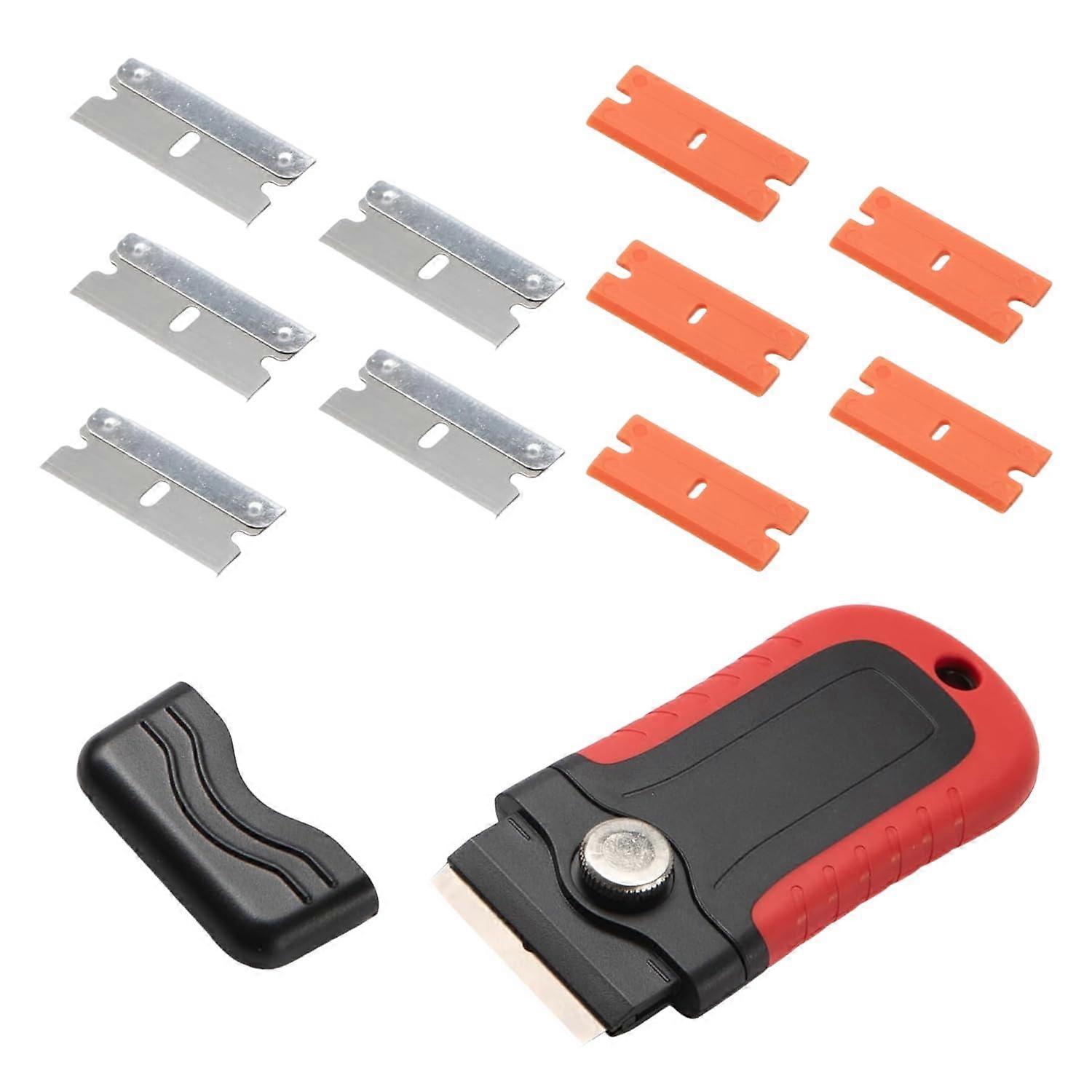 Multifunctional Cleaning Scraper 1Piece Kit 10 Replacement Accessories Car Film Kitchen Decontamination