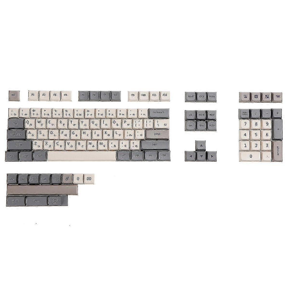 120/126 Keys Enlightenment PBT Keycap Set English Japanese Rocket XDA Profile Sublimation Custom Key