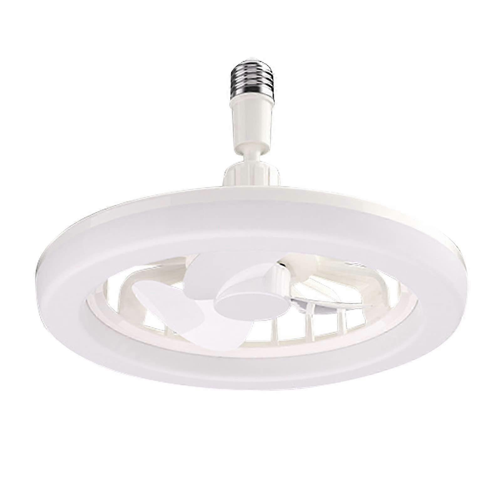 2025 Modern LED Semi Flush Mount Chandelier Ceiling Fan Light Dimmable 3 speed+Remote