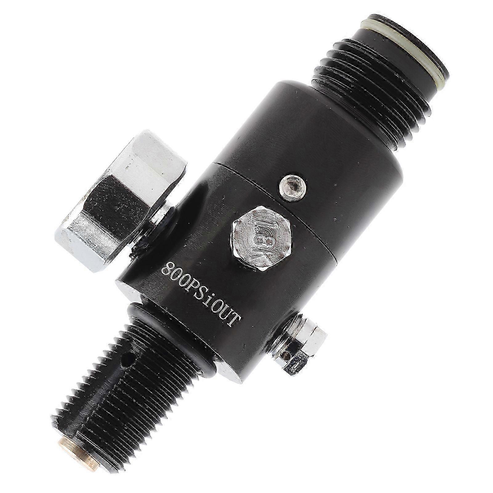 Paintball 5/8"18UNF Thread Input 3000psi Output Pressure 800psi Air Tank Regulator