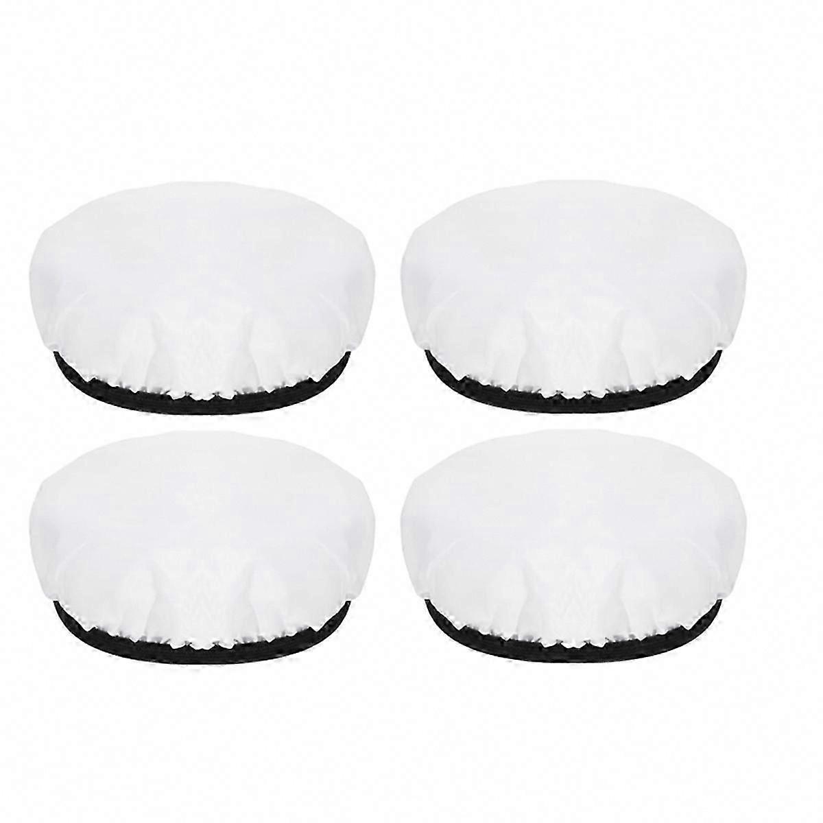4Pcs 18cm White Soft Light Diffuser Lamp Shade Cover for Studio Strobe Reflector