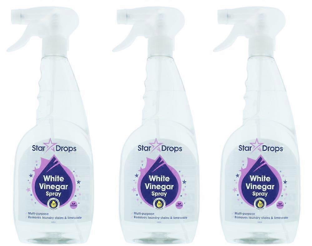 Stardrops Weißer Essig Trigger 750 ml (3er-Pack)