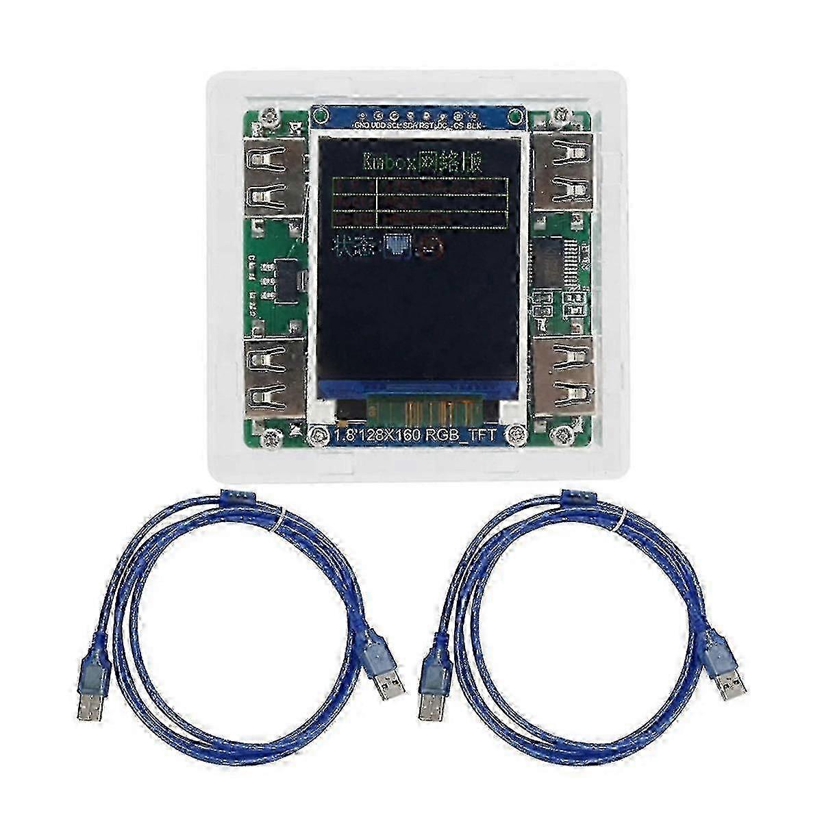High Speed 100M USB Network KVM with Dual Controller DMA/AI for Single Machine Control hwy