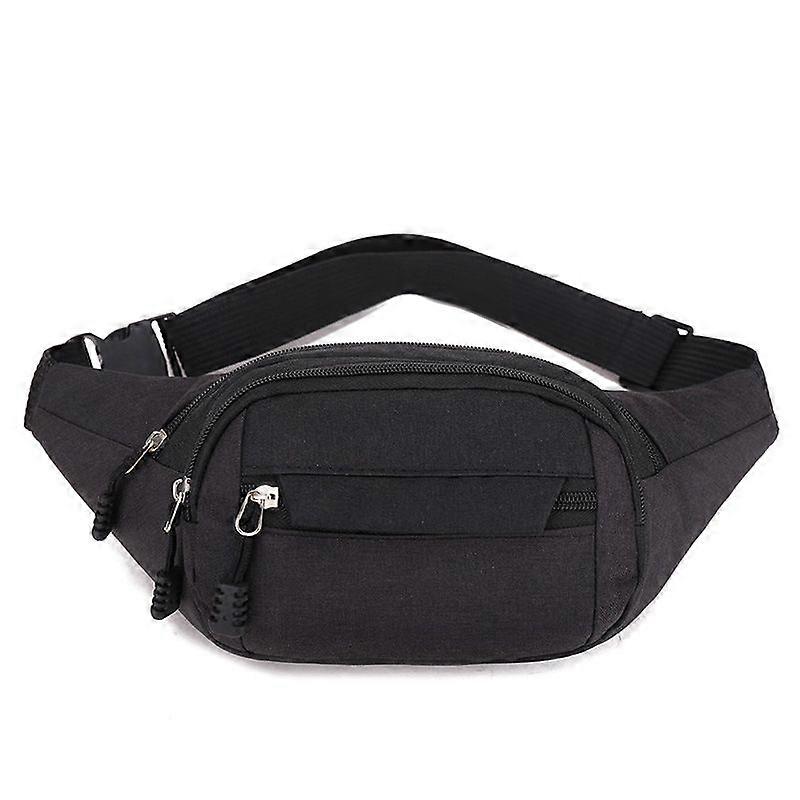 Multi-Compartment Waist Bag (1-Pack) Black