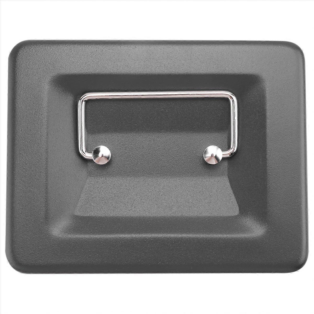 Metal Coin Box with Locking Storage Tray - Small Coin Box with Combination Lock 15 x 12 x 7.7cm (Black)