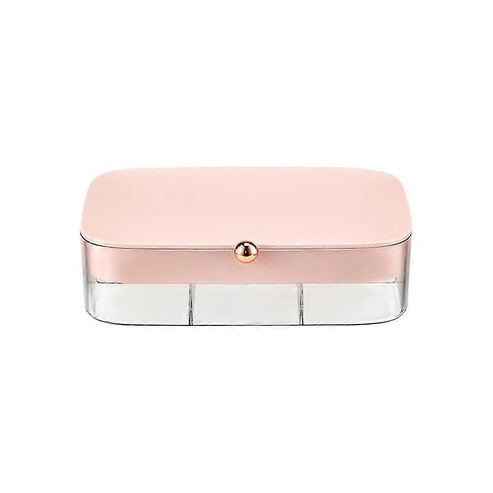 ABS Makeup Box, Multi-functional Portable, Suitable For Earrings, Earrings, Rings, Multi-compartment