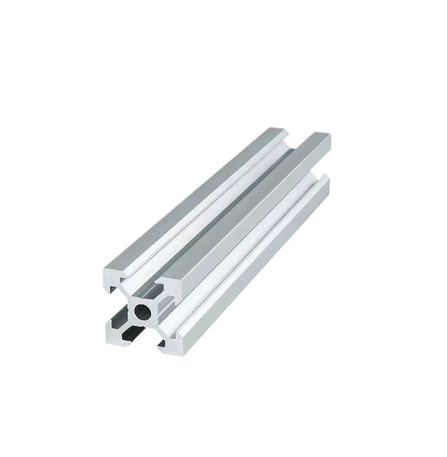 VGroove Aluminum Profile 2020 450mm Anodized Silver Extruded For 3D Printer Guide Rail