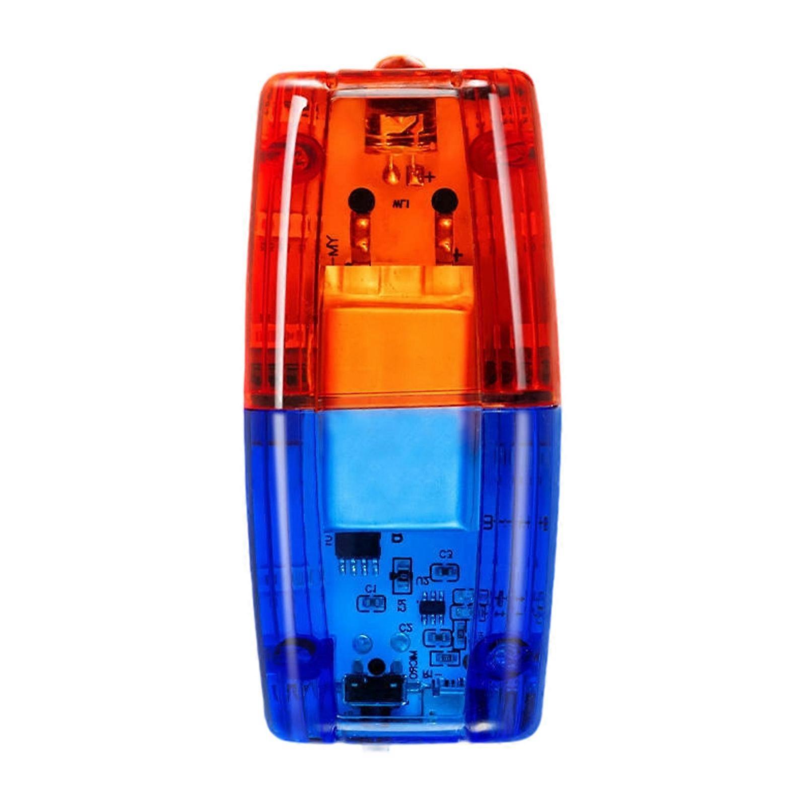 Waterproof USB Rechargeable Safety Beacons Shoulder Clip Light LED Strobe Light 50H Runtime For Roadside Emergencies Multicolor