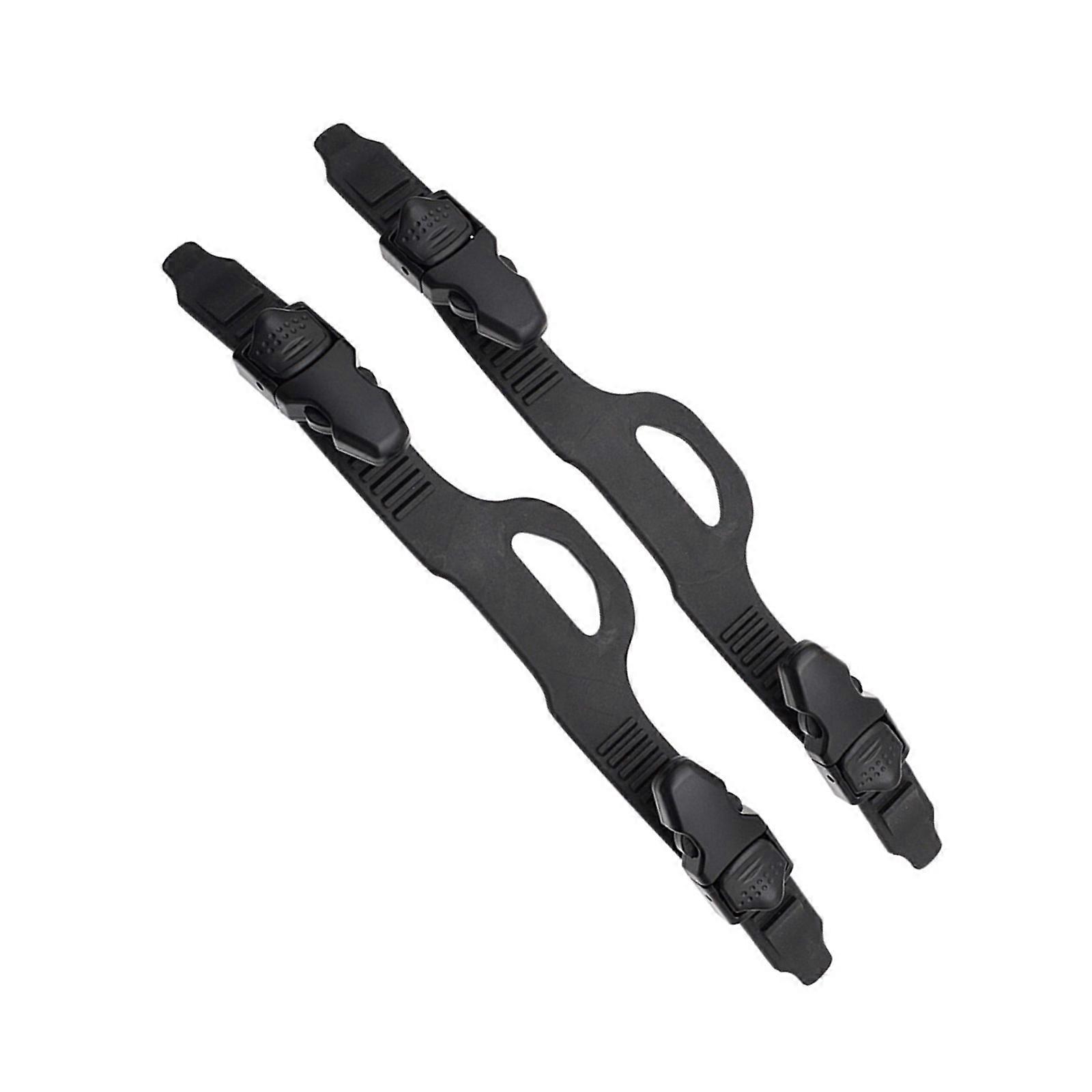 Adjustable Replacement Fin Straps with Quick Releasing Buckles Nonslip Rubber Texture Suitable for Scubas Diving Comfort  S