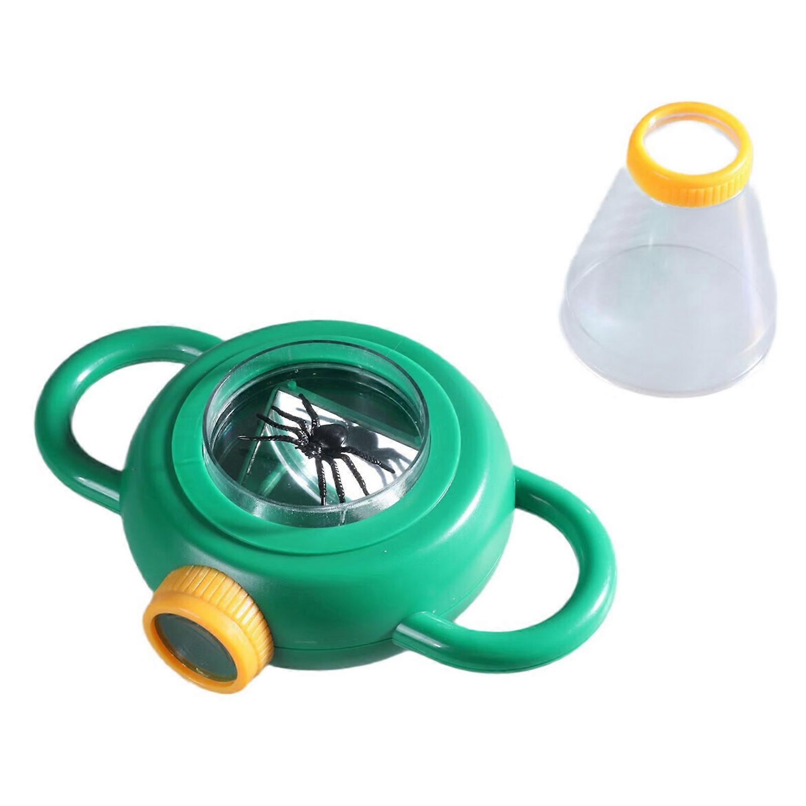 Ants Observation Set for Children Clear Cage with Magnifier Nature Exploration Portable Box Insect Observation Tool Multicolor