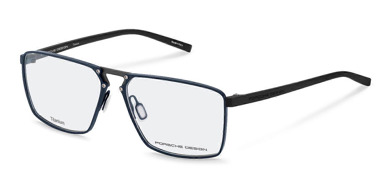 Eyewear Frames Porsche Design P8764 E000 dark blue/grey 58/15/145 MAN