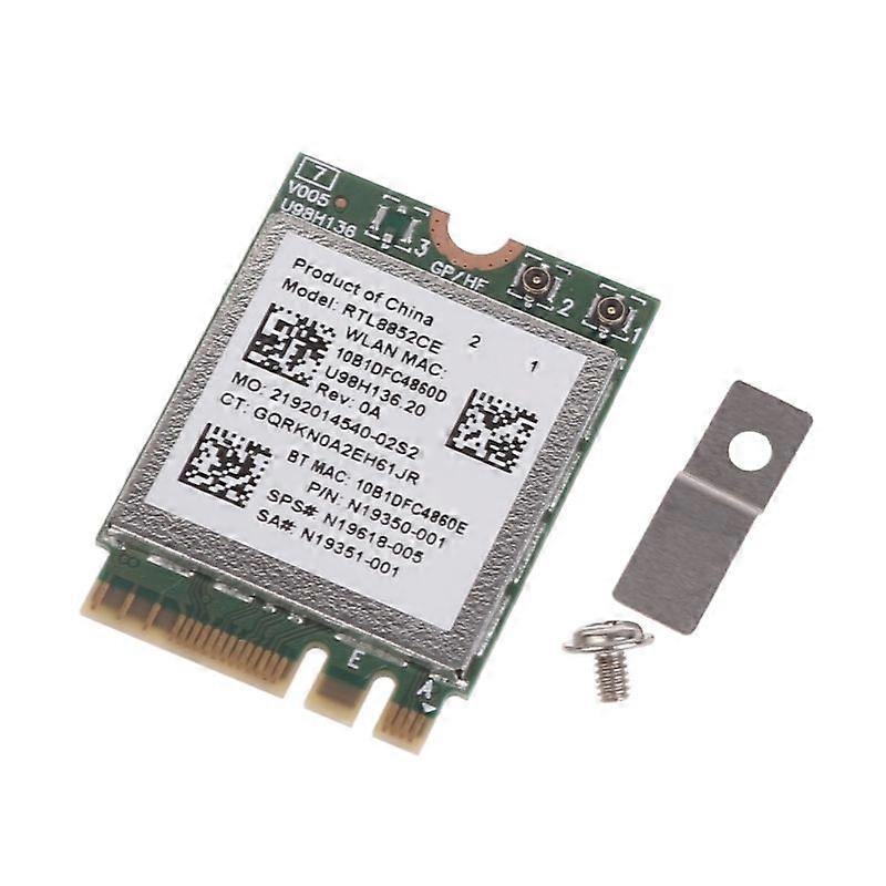 Wi-Fi 6 RTL8852CE NGFF M.2 WiFi Card Dual Band WiFi BT compatibil 5.0 Adapte