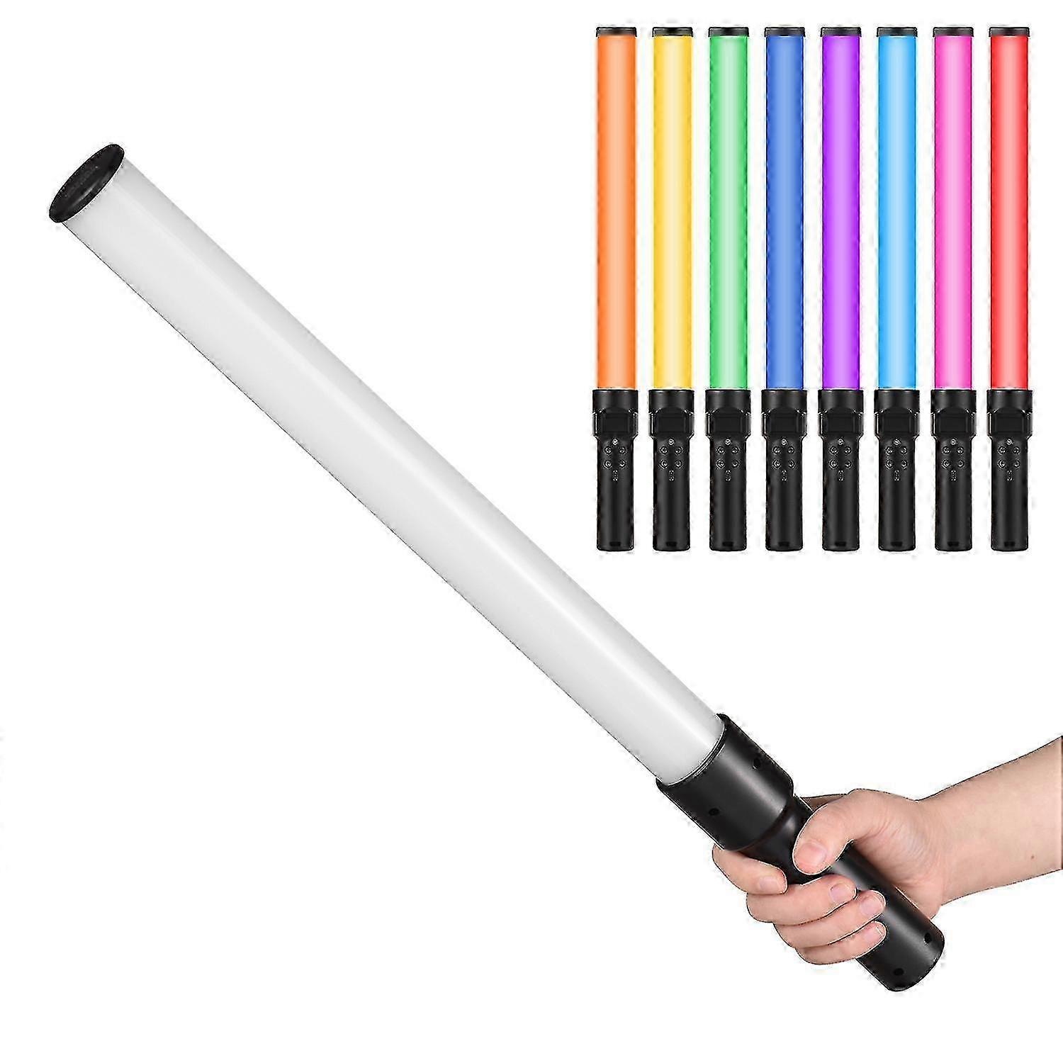 Andoer D2 Handheld RGB Light Tube LED Video Light Wand 2500K/5500K/8500K Dimmable 7 Colorful Light E
