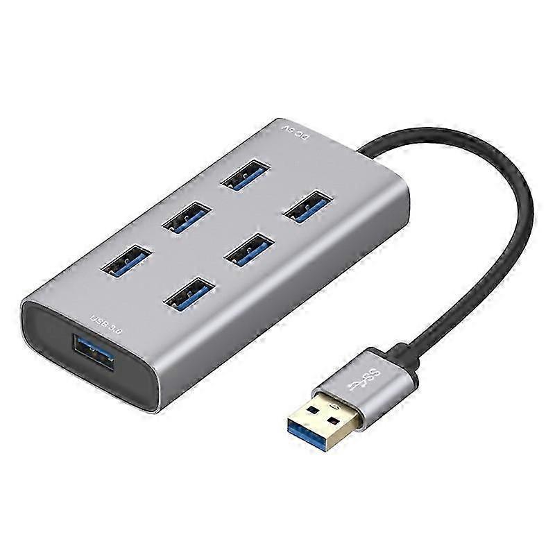 Multiport-Dockingstation mit Metallgehäuse HUB mit 7 USB 3.0-Anschlüssen