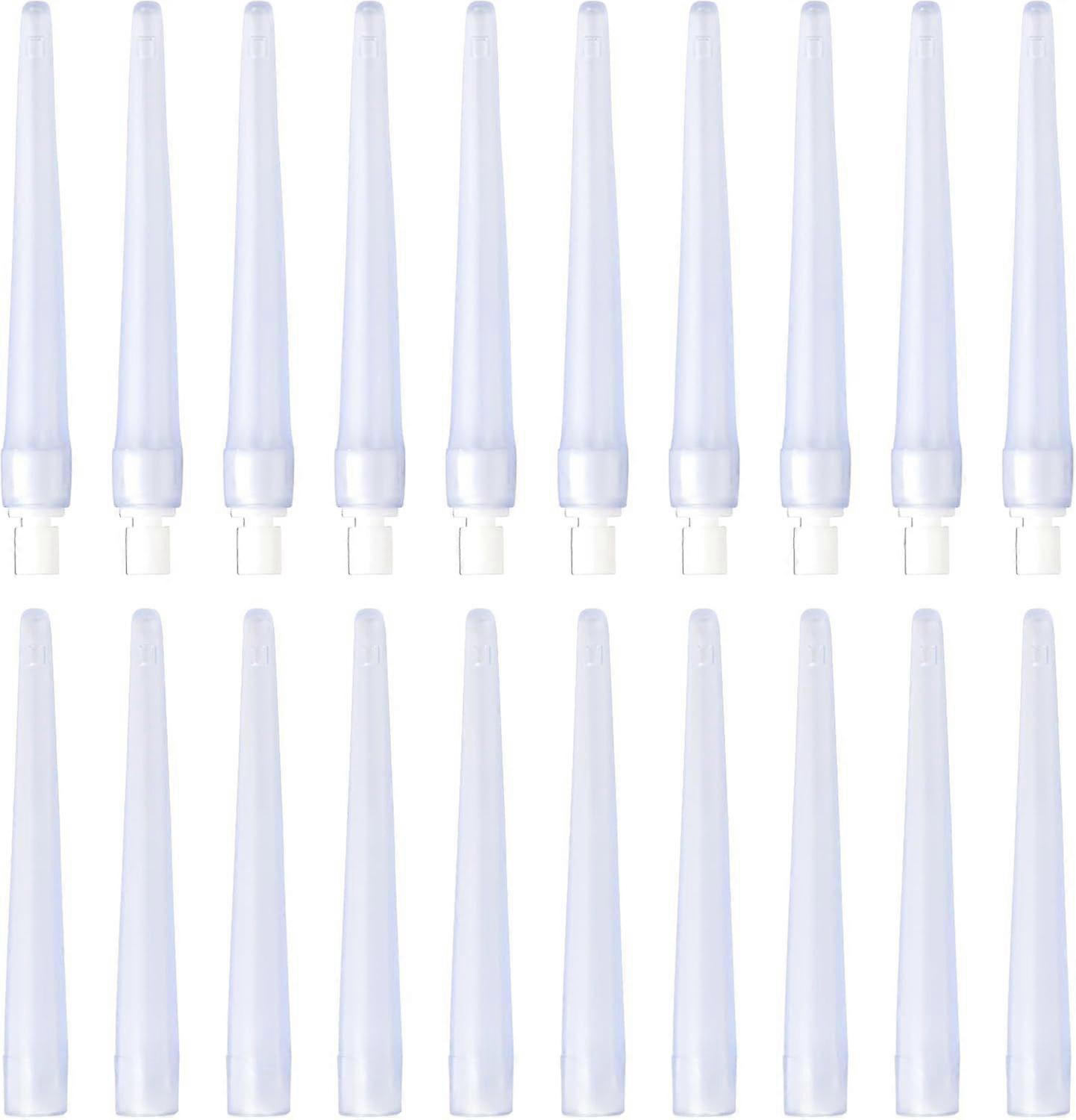 20 Pcs Enema Replacement Flexible Tips for Enema Kit with