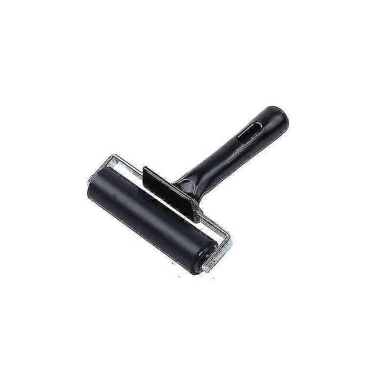 Rubber Brayer Roller, Paint And Ink Roller For Screen Print Making, Stamping And Scrapbooks(1pc, Black) -aya TY