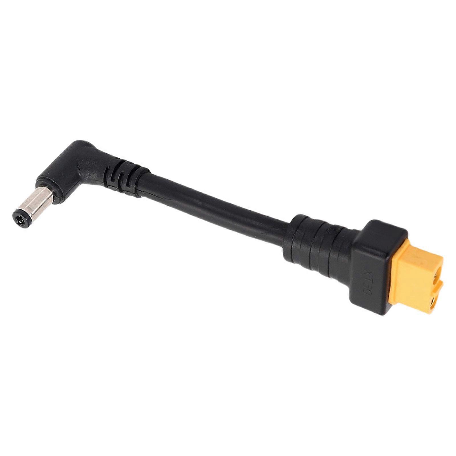 XT60 To DC5525 Charging Cable Optimized For Extended Use Weather Resistant PVC Construction Multicolor