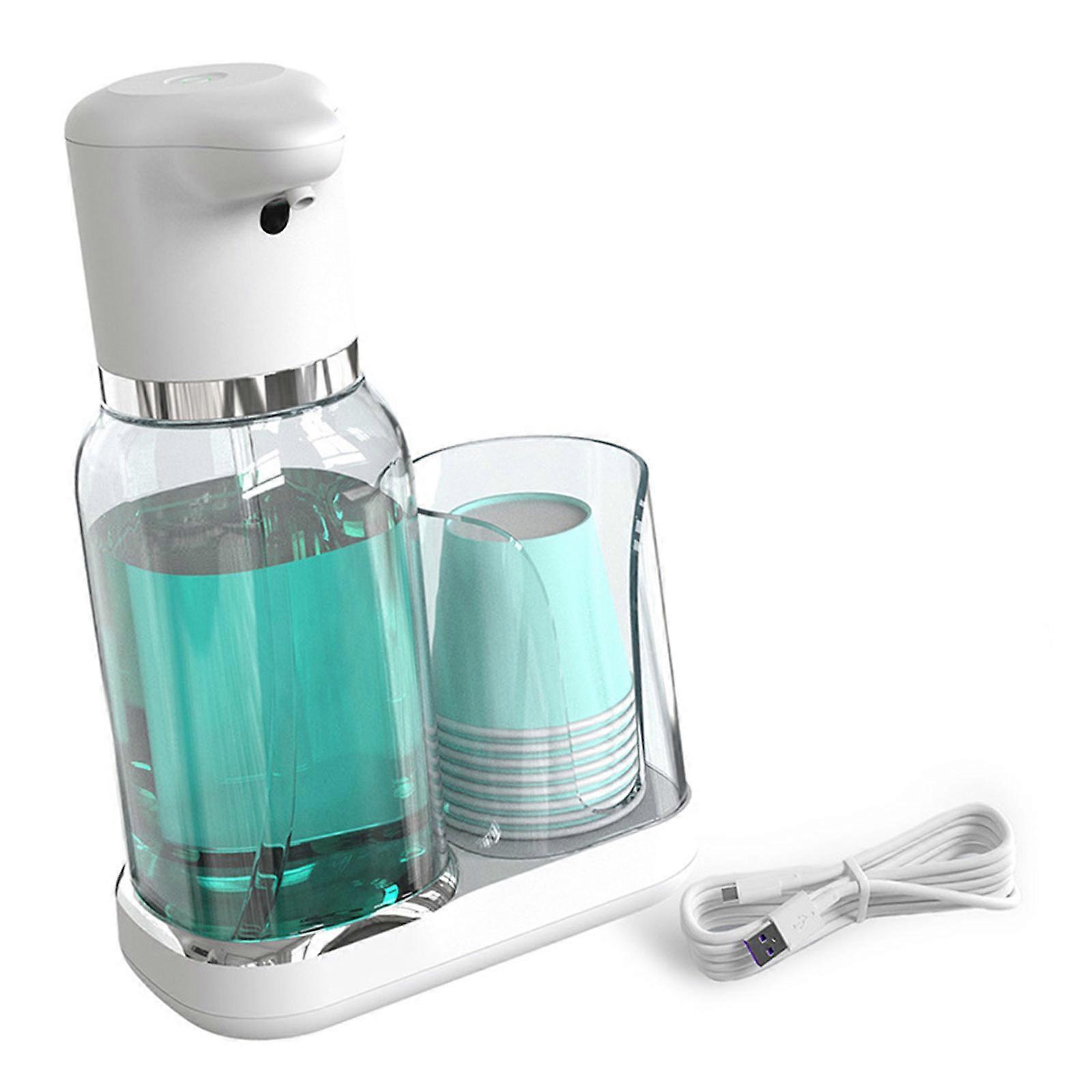 Automatic Electric Mouthwash Dispenser 20ml/30ml Adjustable Output Large Capacity Mouthwash Machine For Bathroom Use Multicolor