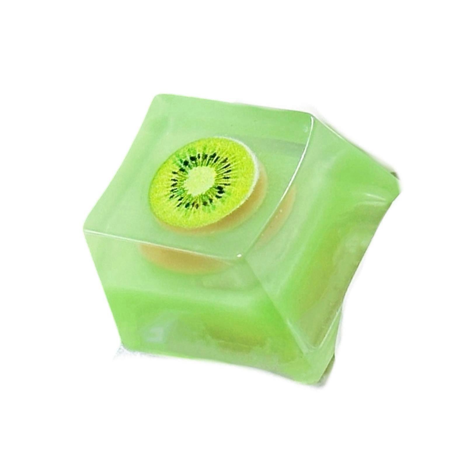 Fruit Shaped Clear Backlits Keycap For Mechanical Keyboards Switches Glowing Resin Keycap Replacement Multicolor