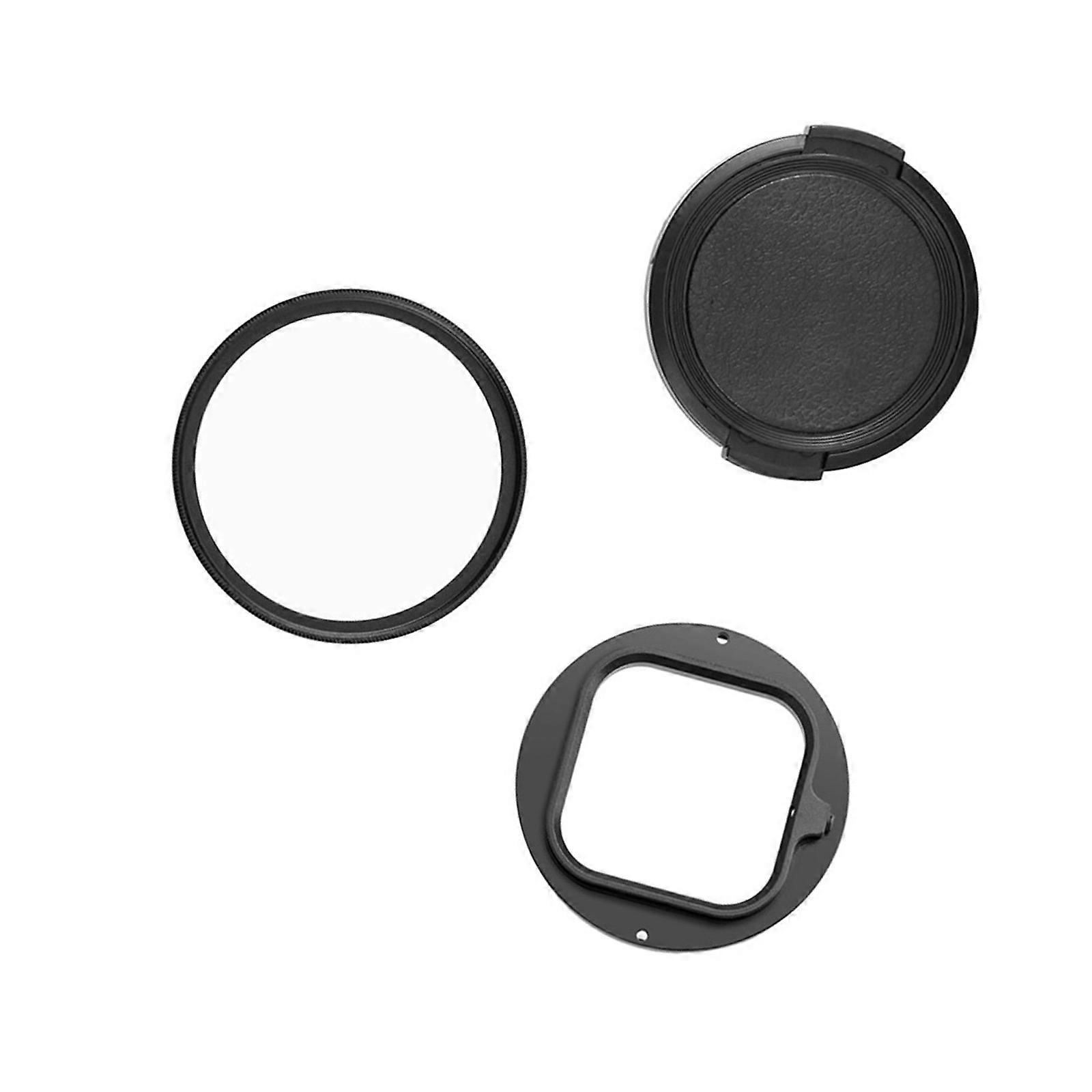 Aluminum Adapter For Action Camera Lens Cover And 52mm Filter Compatibility Durability Multicolor