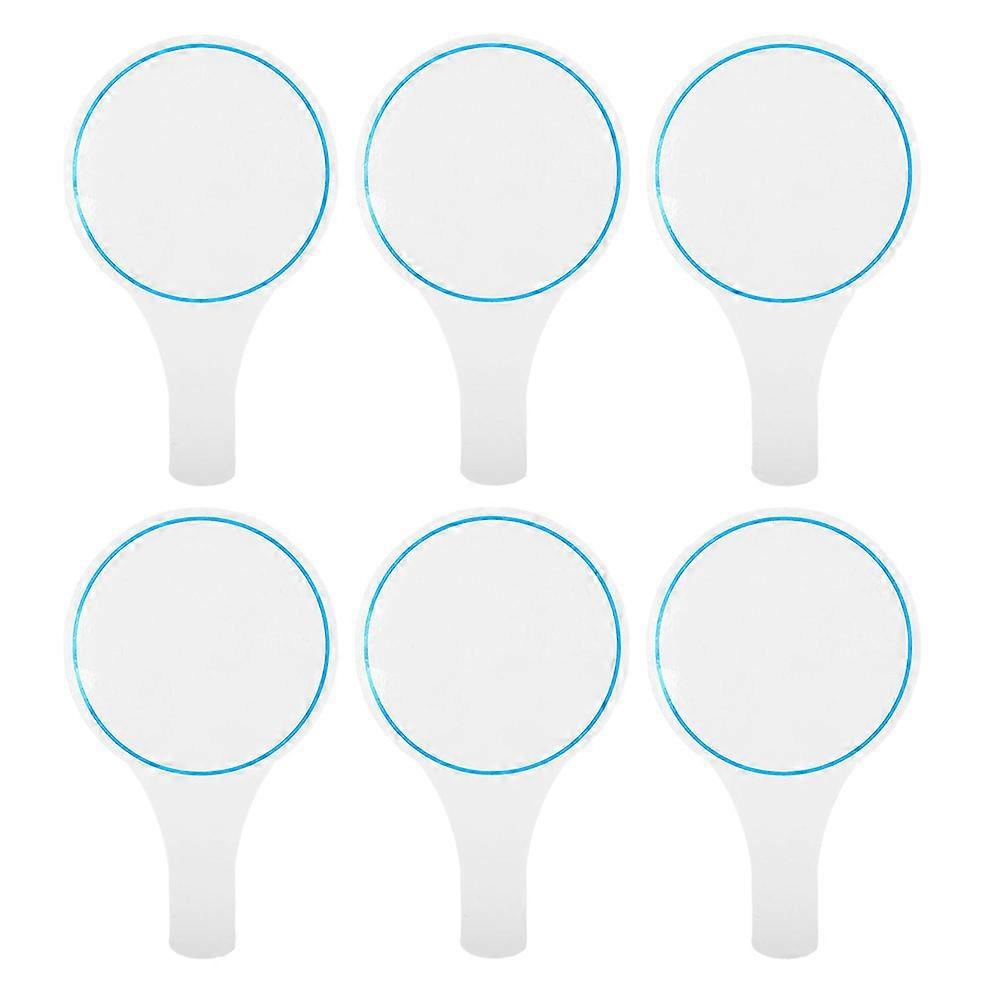 Blank Dry Erase Scoreboard for Voting with 6Pcs Portable Handheld Whiteboards