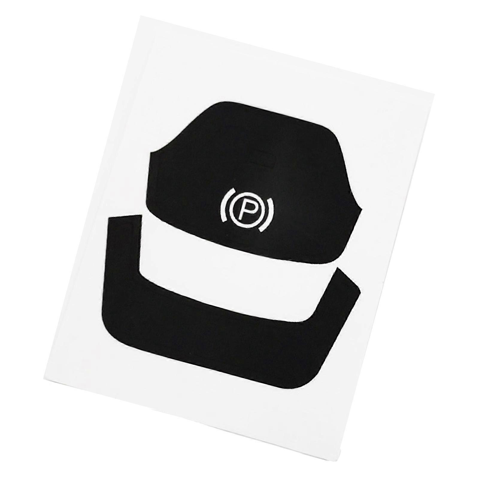 Precisions Fit Electronic Parking Brake Sticker Waterproof Design Easy Application for Specific Vehicle Models Multicolor