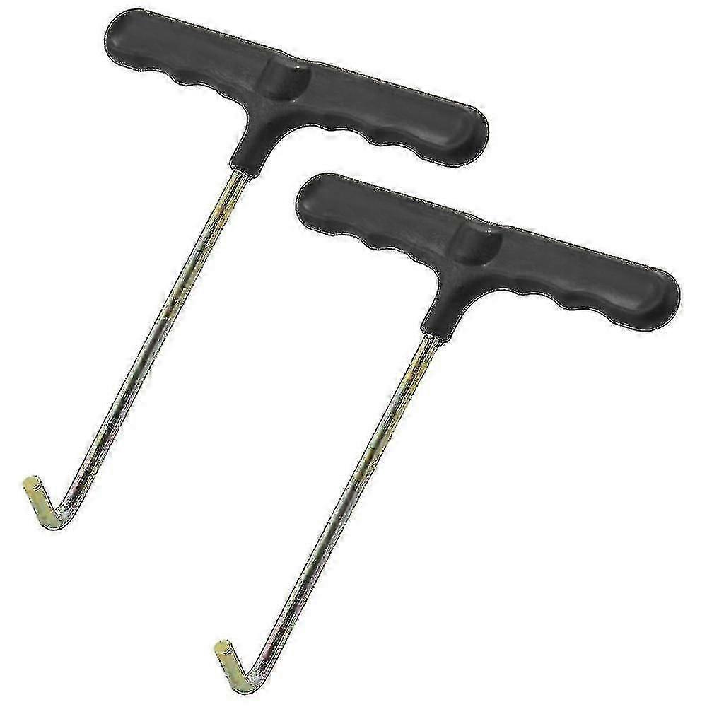 2pcs Trampoline Spring Pull Tool, Trampoline Puller T-hook Spring Puller Tool
