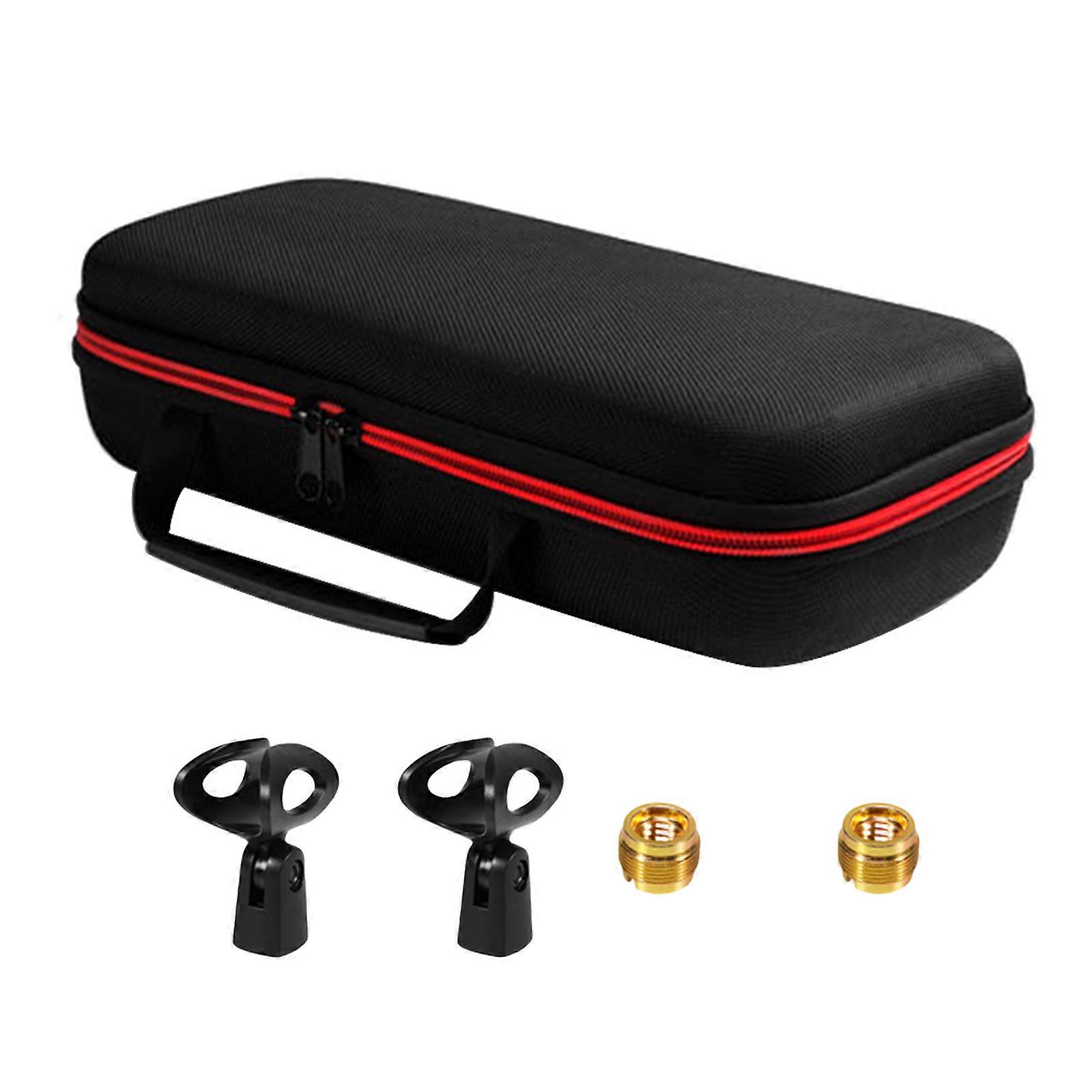 Bärbar Väska Med Inre Nätficka För Mikrofon Förvaringsväska Skydd För Musikälskare Entusiaster Flerfärgad