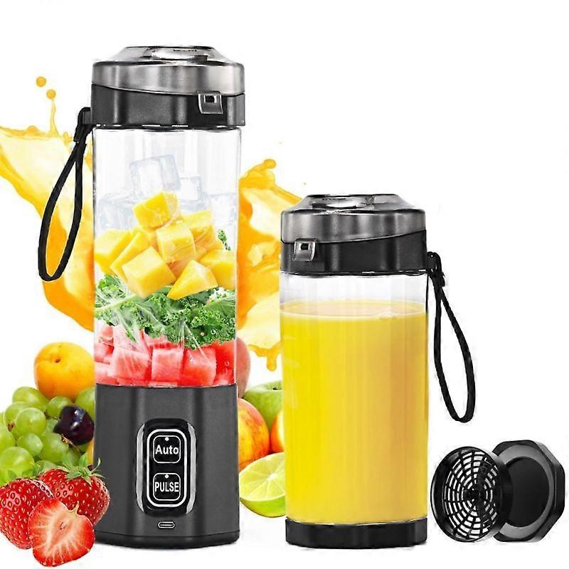 Portable juicer, mini blender for milkshakes and smoothies, with pulse blending and protective design, suitable for home, personal use, travel