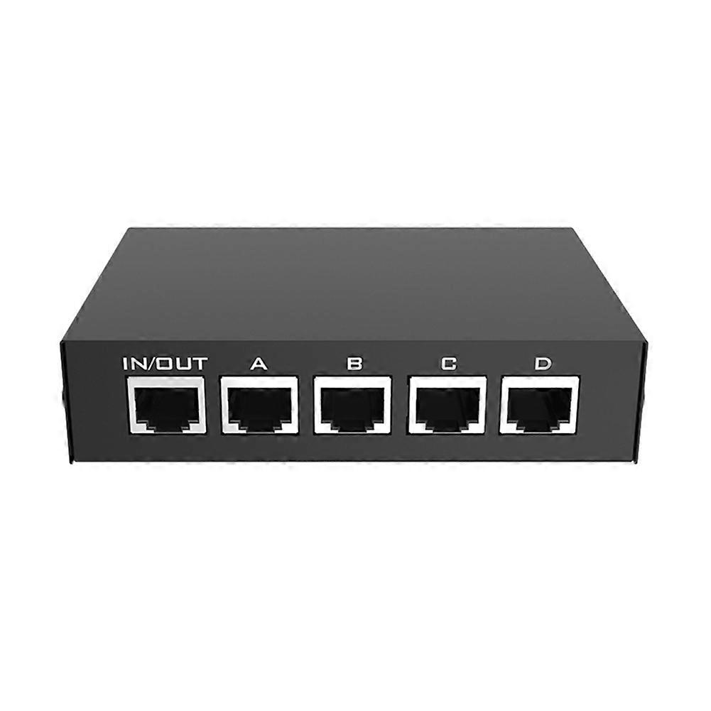 4 in 1 Ausgang 100/1000 Mbit/s Mini-Gigabit-Netzwerk-Switch 5-Port-Ethernet-Switch Internet-Splitter RJ45-Netzwerk-Switch