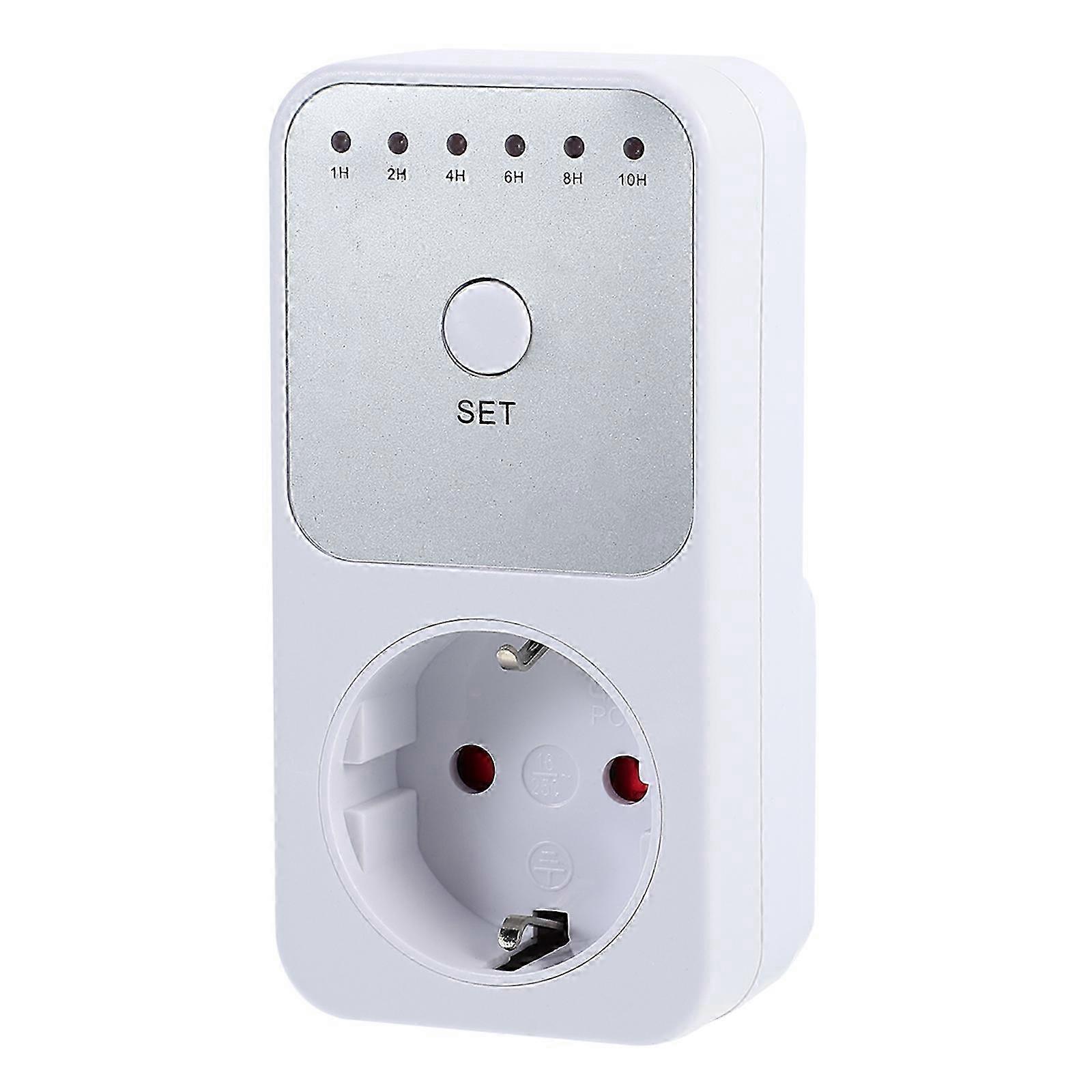 Mechanical Outlet Timer 1-10 Hour Timer Auto Shut Off Safety Socket EU Plug