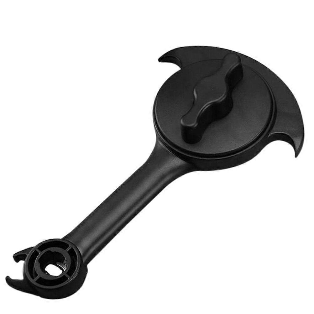 1pc Multifunctional Portable Can Lid Opener Can Bottle Opening Tool (Black)