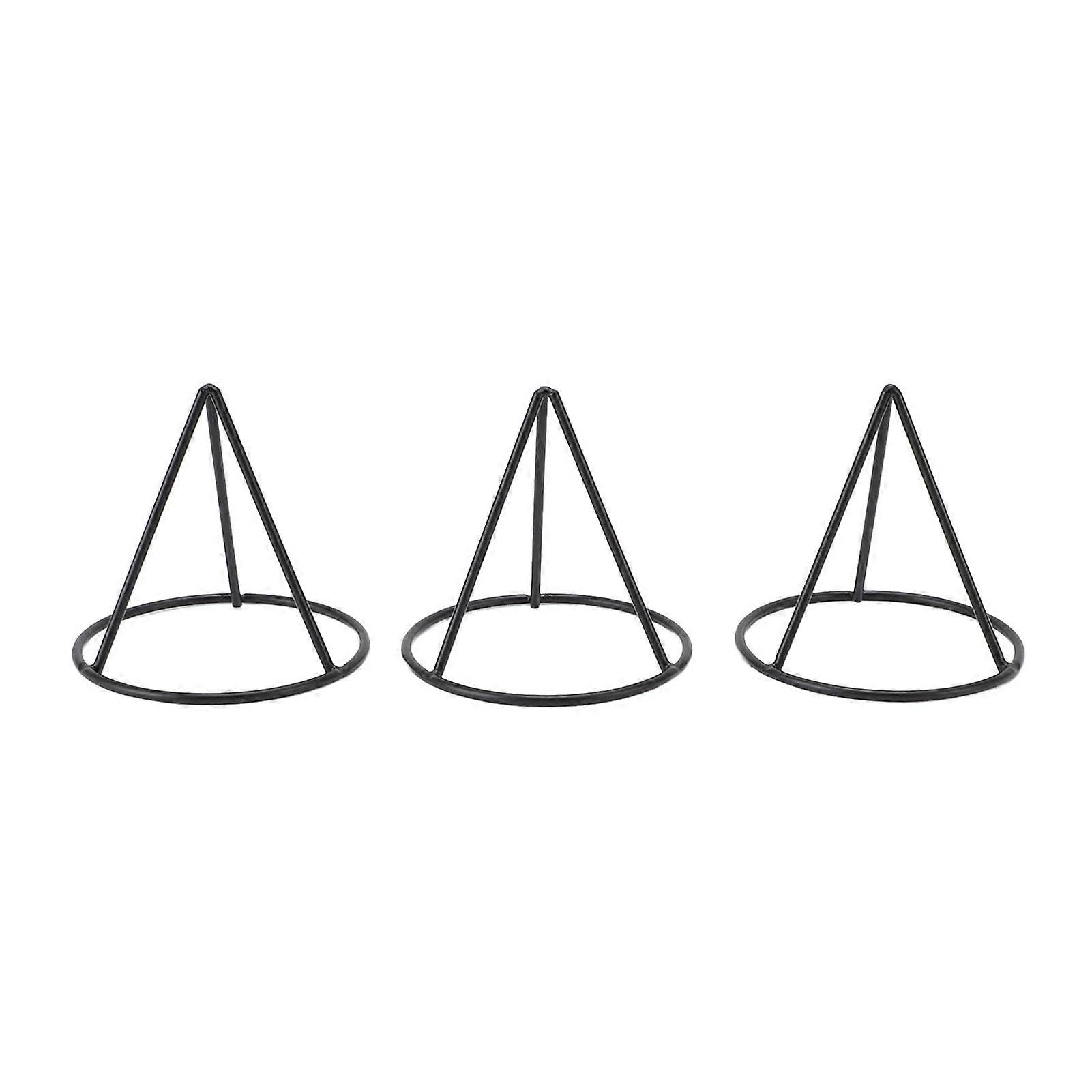Avocado Pit Growing Rack Set of 3, Triangular Metal Holder for 3.4' Wide Mouth Jars