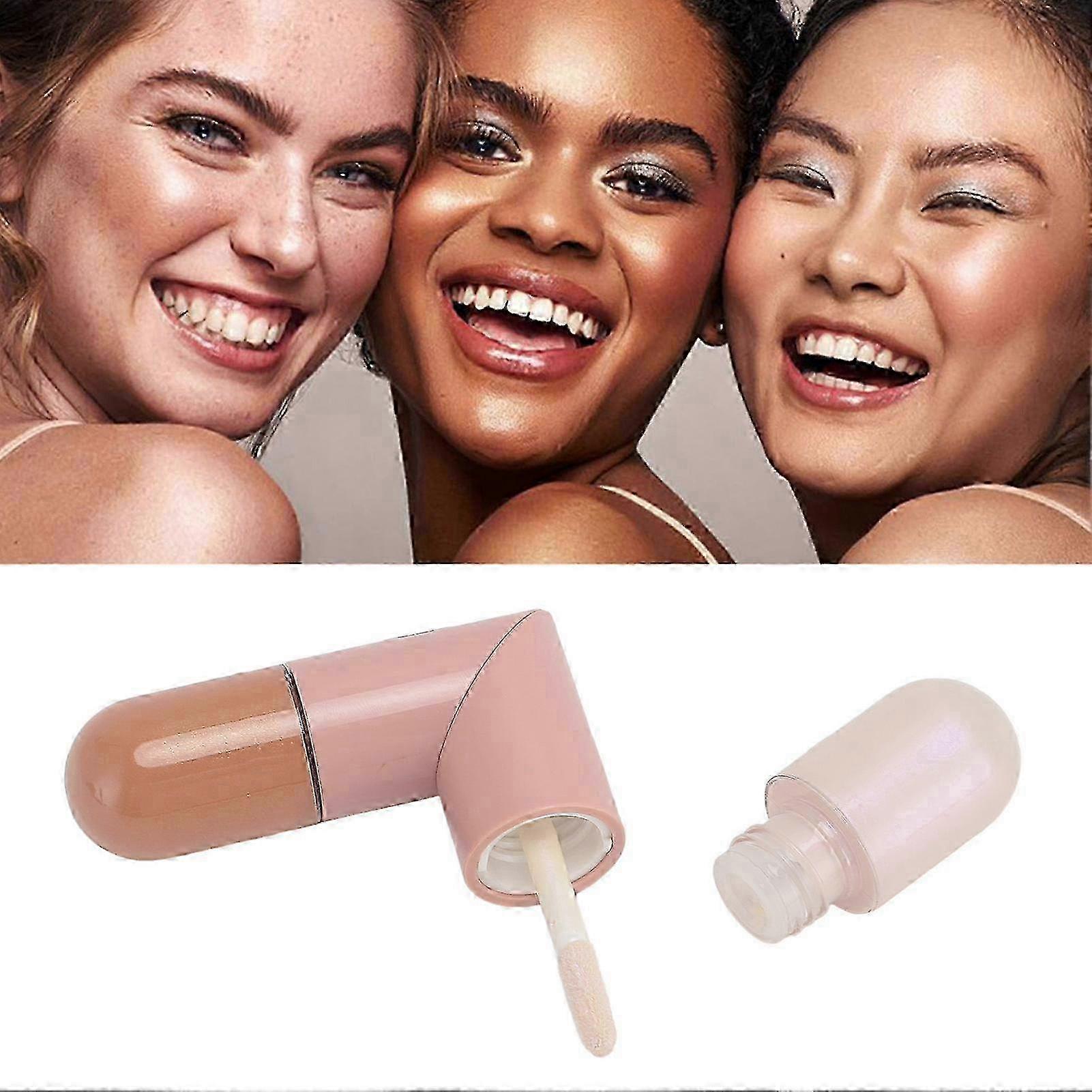 2025 Dual End Highlight Tekutý skládací dvoubarevný make-up zvýrazňovač Zvýrazňovač kontur těla obličeje 01