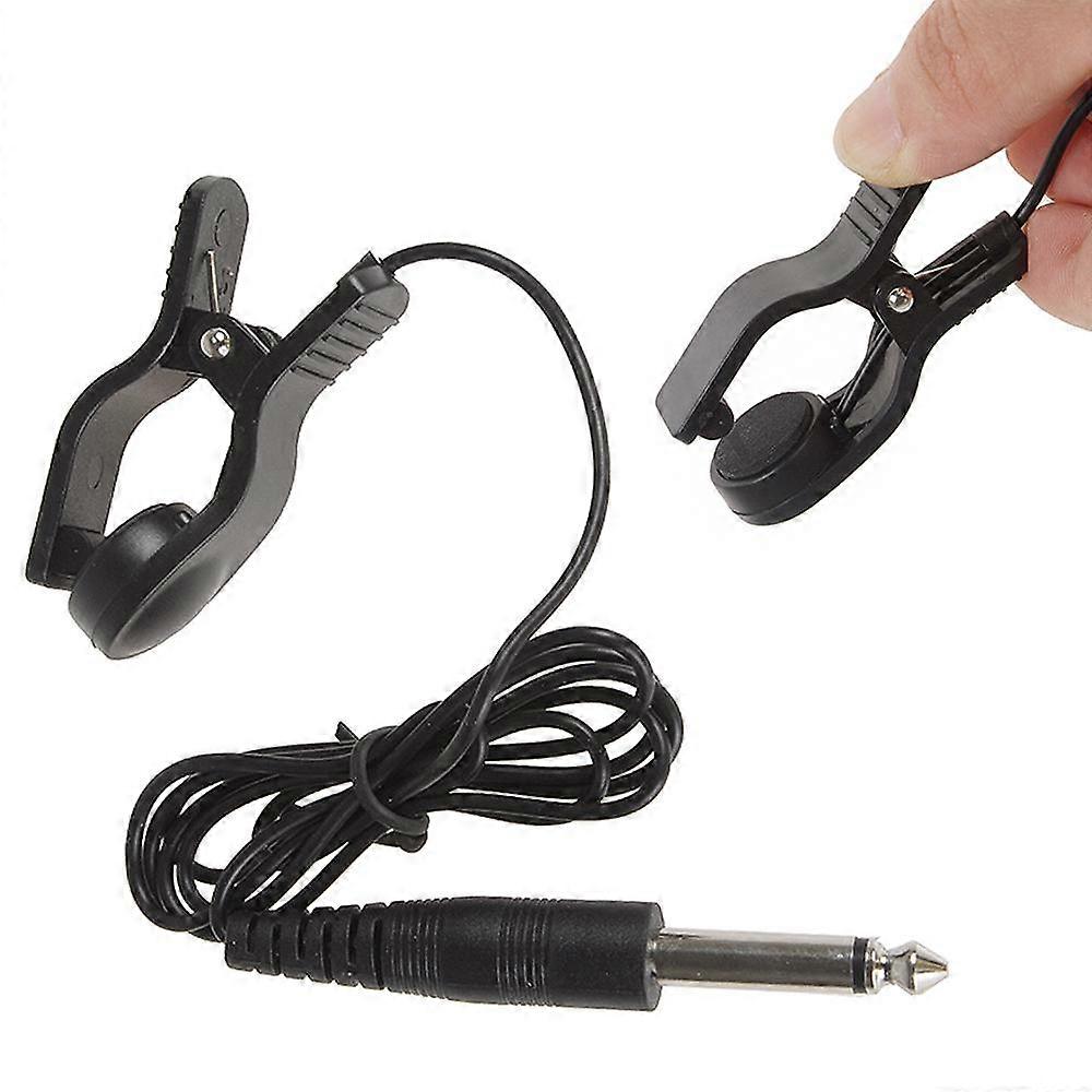Black Universal Portable Pickup Digital Tuner Clip Metronome