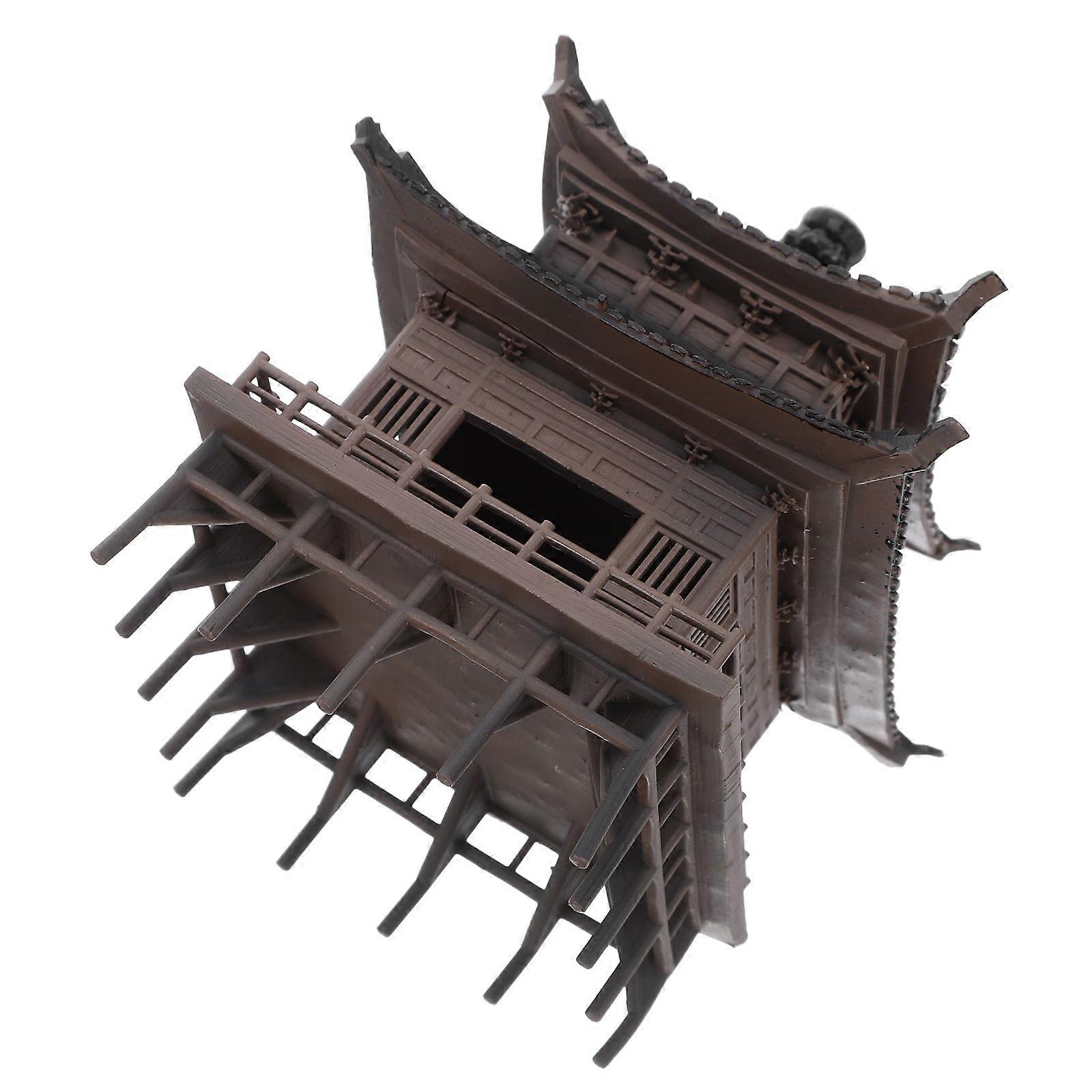 Light Brown Garden Statue for Home Decor 1 Mini Pavilion