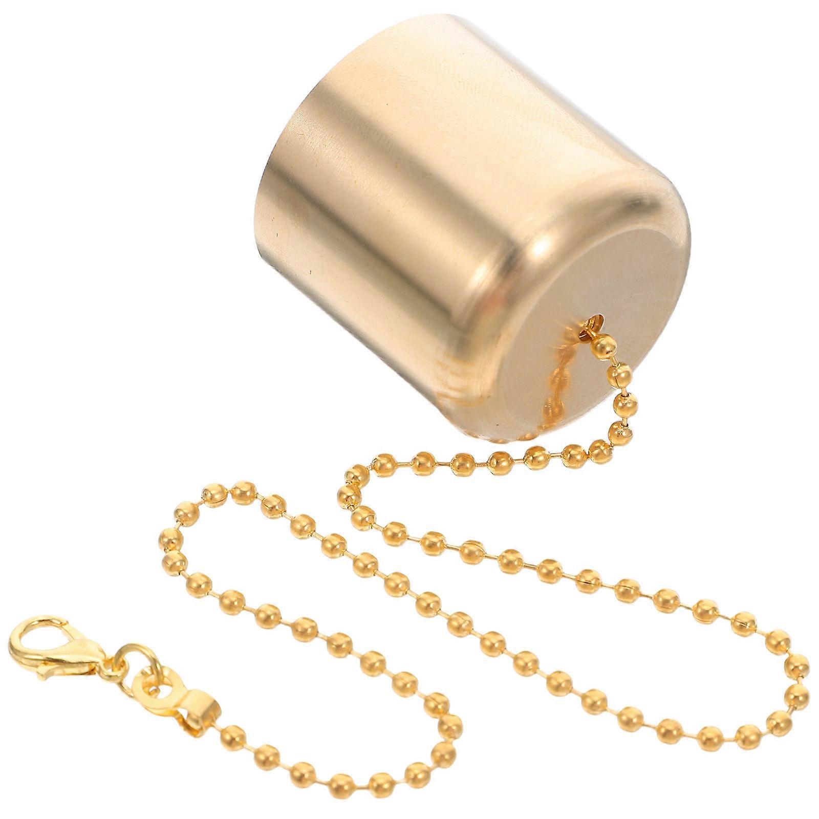 Brass Candle Snuffer for Extinguishing Flames with Chain