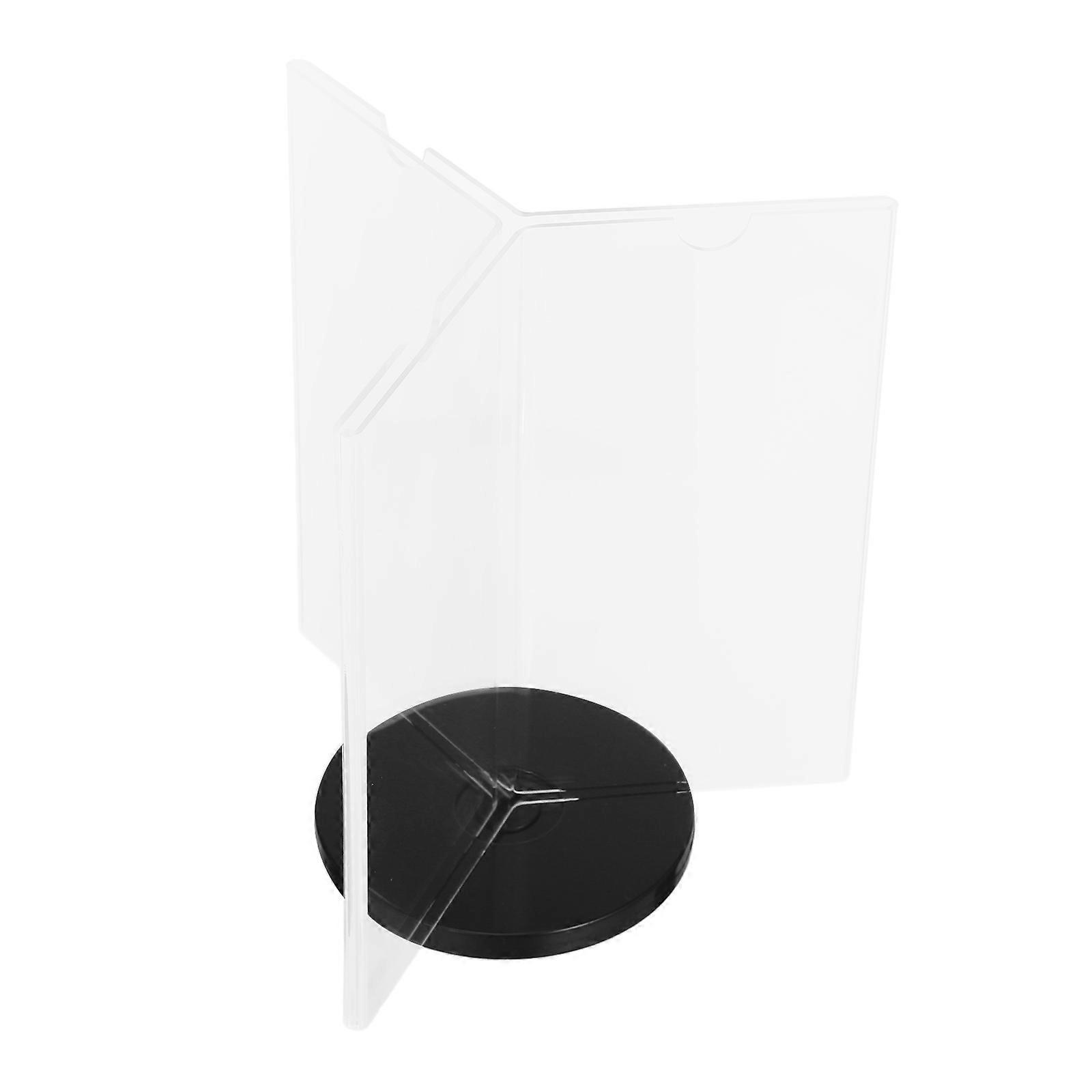 Menu Holder Acrylic Desktop Display Stand for Multi-Side Menu Display