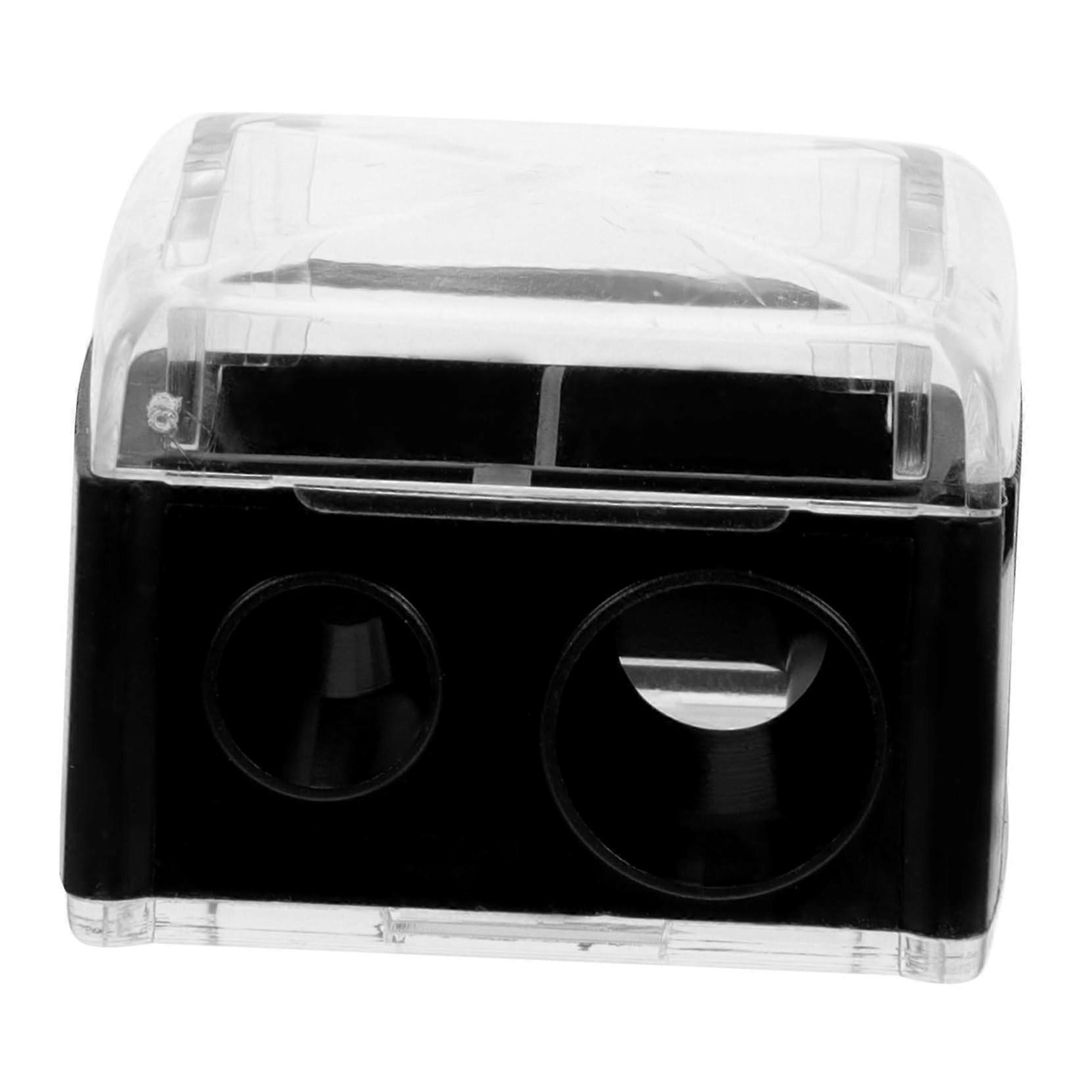 Eyebrow Pencil Sharpener with Precision DualHole Sharpening for Lip Liner and Eyeliner