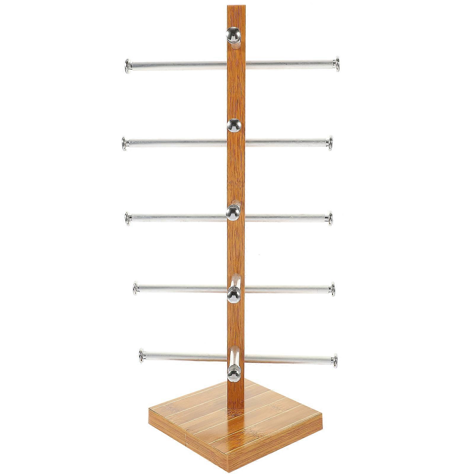 Wooden Glasses Rack Holder for Displaying Eyeglasses