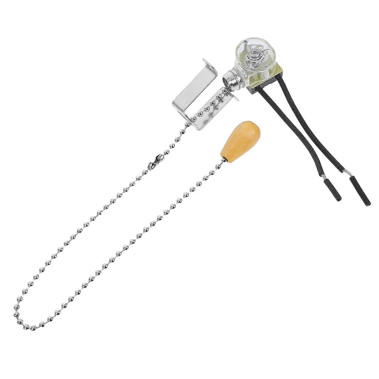 Pull Chain Lamp Switch for Fan DIY Lighting Accessory for Home
