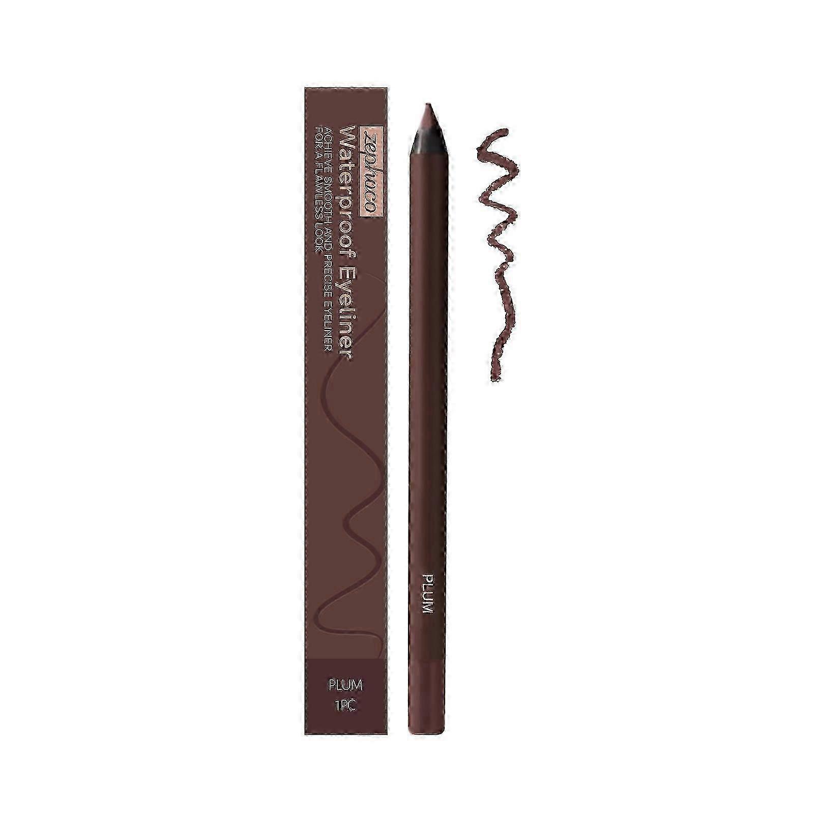 zephoco plum eyeliner, long-lasting, not easy to smudge, natural outline, eyeliner for eye contour High quality