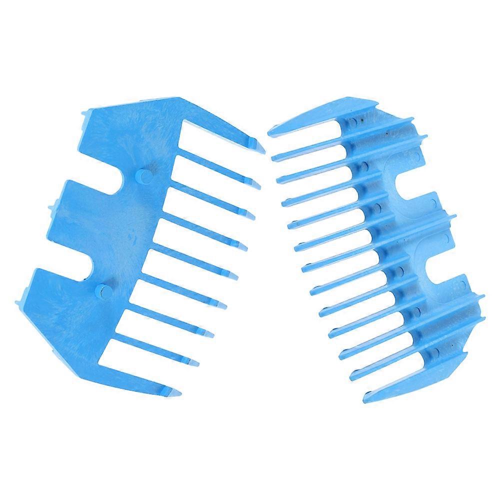2Pcs Blue Electric Shears Guide for Accurate Sheep Shearing Replacement